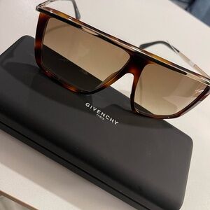 Givenchy Sunglasses brown and gold hardware